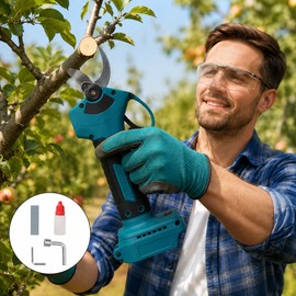 Electric Pruning Shears for Garden Branches – Brushless SK5 Blade Trimmer for Fruit Trees, Shrubs & Vines