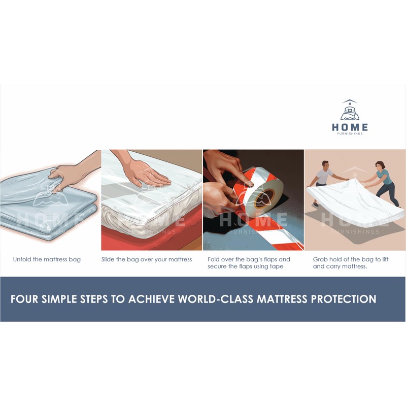 Mattress Cover for Moving and Storage - 400g Heavy Duty,