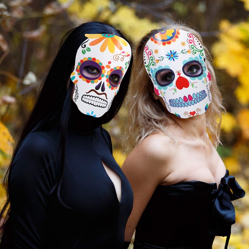 Day of The Dead Masks Dia De Los Muertos Skull