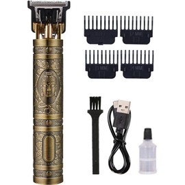 Cortapelos Profesional Inalámbrico con Cuerpo de Metal con Cabeza de Dragón y Buda para Cortes de Pelo Elegantes y Cuidado de la Barba (cabeza de budaBZ-2)