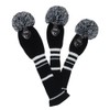 Golf Head Cover Knit Set 3 Piece Set, Golf Club