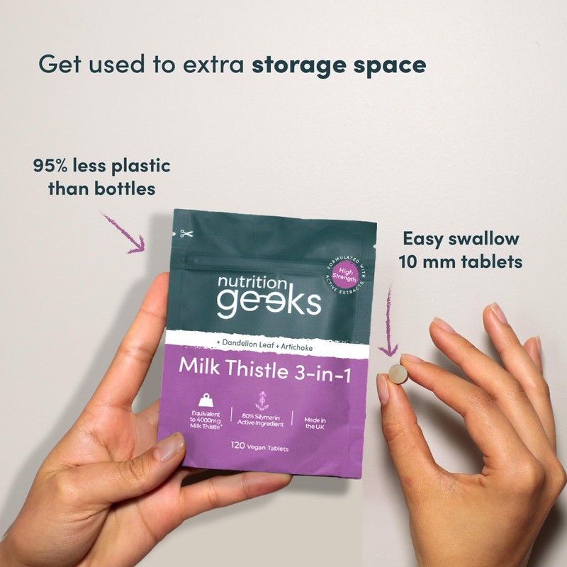 Milk Thistle Tablets 3-in-1 6000mg Complex - Enhanced with Dandelion
