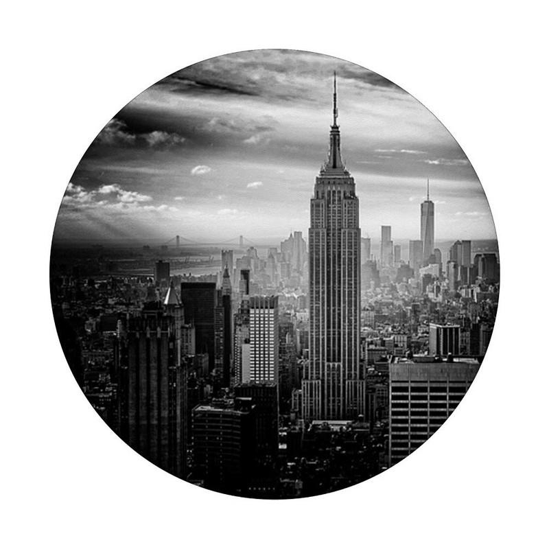 Monochrome Empire State Building New York