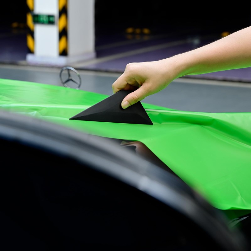 FOSHIO Small Squeegee Window Tinting Tools, Triangle Squeegee Car Wrap