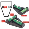 T-spirit Level, 2 Pack, Handy Cross Spirit Level, Small Pyramid