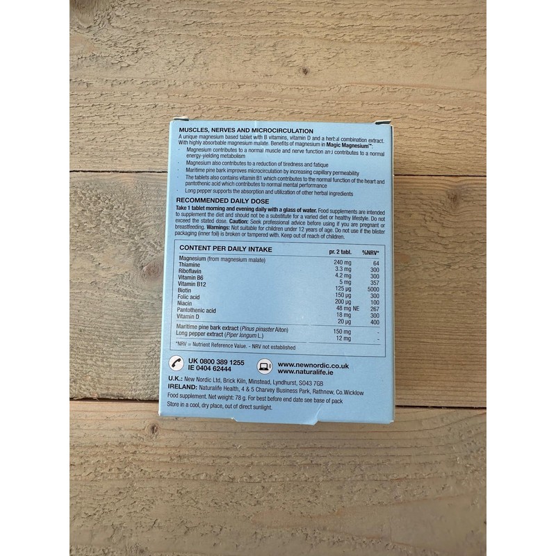New Nordic Magic Magnesium Malate | 800 mg Extra Strength