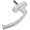 Hoppe 3737041, white window handle LIÈGE-concealed screwed, 7 x 32
