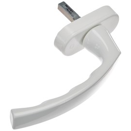 Hoppe 3737041, white window handle LIÈGE-concealed screwed, 7 x 32