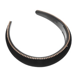 TOVINANNA Padded Hair Accessories for Women Stylish Crystal Hair Hoops for Everyday Formal Wear Elegant Design for Versatile Outfits