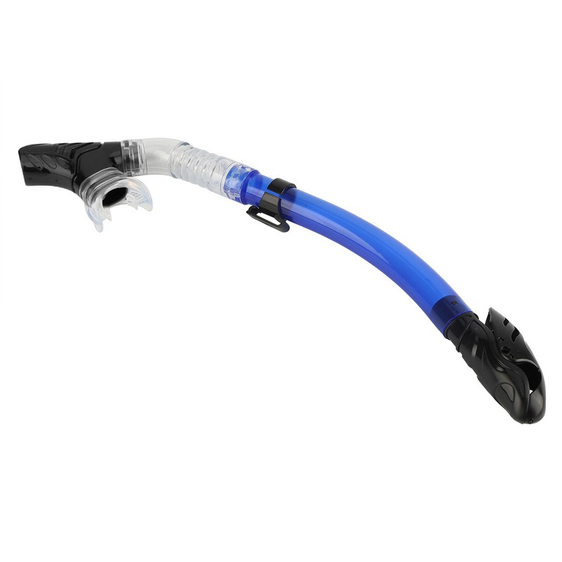 Full Dry Breathing Tube with Comfortable Silicone Mouthpiece and Single