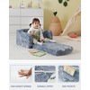 Thick Comfy Toddler Chair and Couch for Kids,2-in-1 Soft Plush