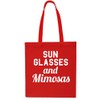 Sunglasses and Mimosas Tote Shopping Gym Beach Bag 42cm x38cm,