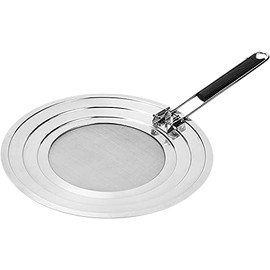 Pearl Metal HB-5468 Oil Splash Prevention Cover, Stainless Steel, For 7.9 - 11.0 inches (20 - 28 cm), Frying Cook