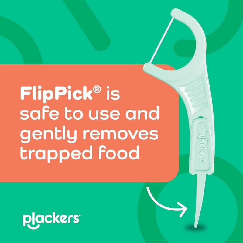 Plackers® Micro Line® Floss Picks - Intense Mint, Floss Fiber