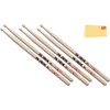 Vic Firth American Classic 2B Drumsticks - 3-Pack Bundle with