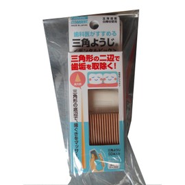 Clear Dent Triangle Toothpicks, 120 Pieces (60 Sticks x 2)