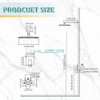KUZOR 304 Stainless Steel Shower Faucet Set, Shower Head with