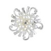 Fashion Pearl Floral Brooch Pin for Women Girls Wedding Paryty