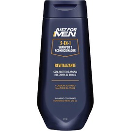 Just For Men Shampoo y Acondicionador 2 en 1 Revitalizante con Aceite de Argán 295mL