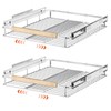 SANNO Expandable Pull Out Cabinet Organizer, Heavy Duty Under Sink