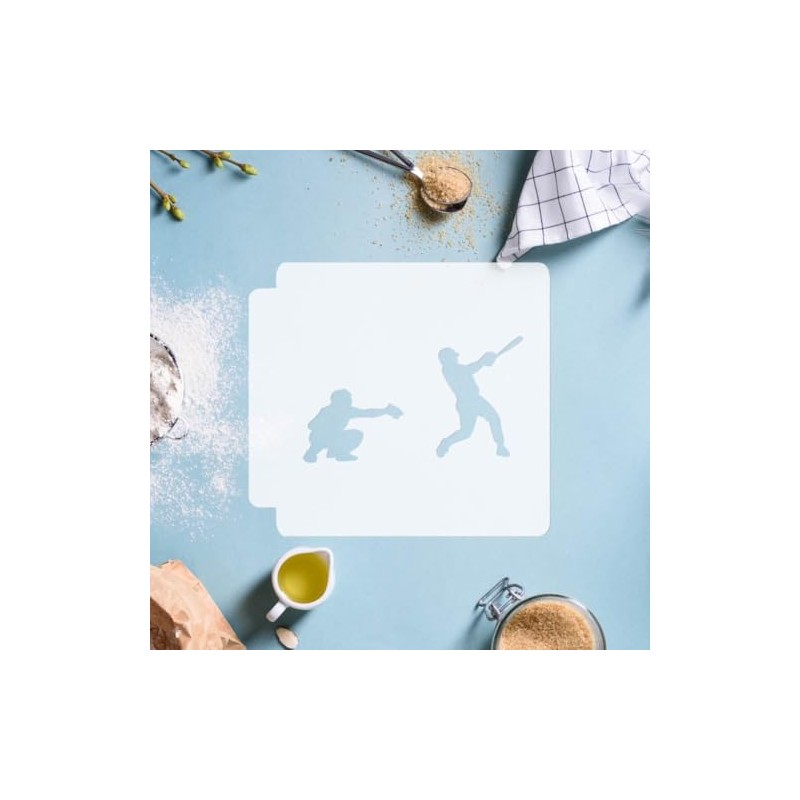 Baseball Catcher and Hitter 783-G637 Stencil (21 inch)