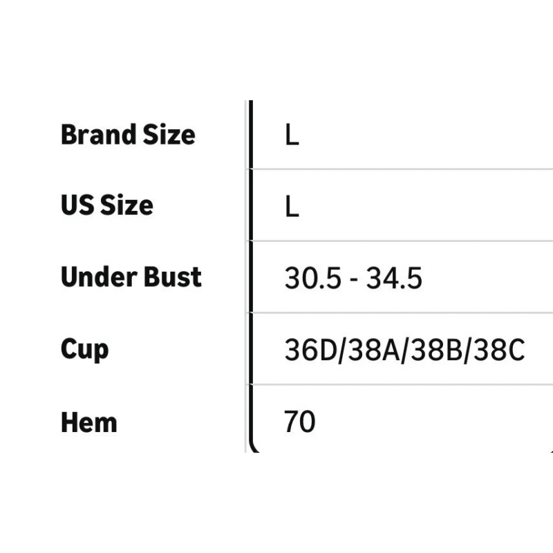 Popilush Wireless Bra Size Large Seamless No Underwire Deep-V T-shirt