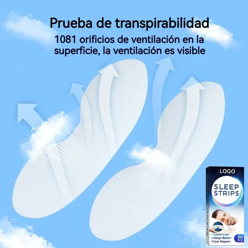 Parche Bucal Para Dormir Para Respirar Por La Boca Contra