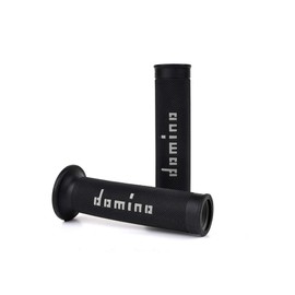 G2 by Domino Moto GP Grips for 7/8" (22mm) Handlebar (Pair) (Black/Gray)