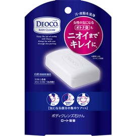Deoco Body Cleansing Concentrated White Mud Soap, Sweet Floral Incense Soap, 75g (x1)