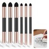 JJUNW 6pcs Artist Blending Sponge Pen, Double Headed Rub and