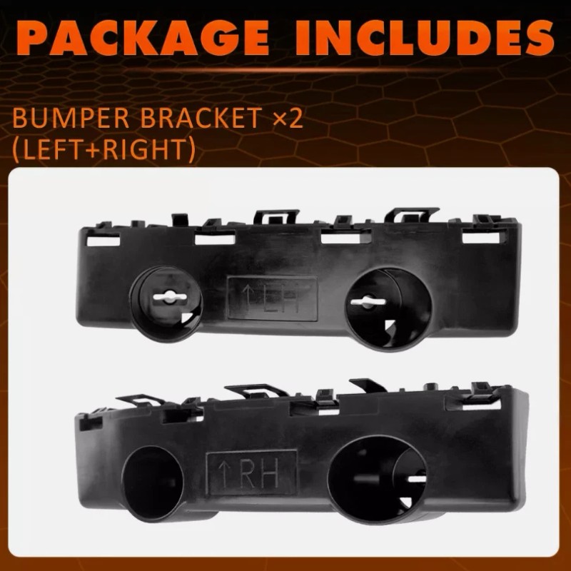YLT Auto Front Left and Right Bumper Cover Bracket Set