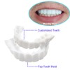 Denture Smile Teeth Customizable Temporary Perfect Fake Teeth Molds Braces