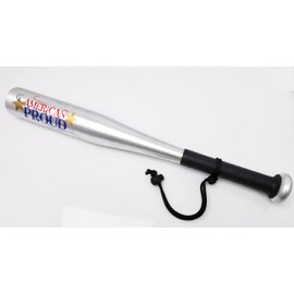 Ultima Supply Baseball Bat, Aluminum One Hand 18-Inch Training Bat, Softball Bat, Home/Car/Self Defense, Batting Practice, Aluminum Bat, Truck Tire Checker Bat Fishwacker Camping Gear (Skull)