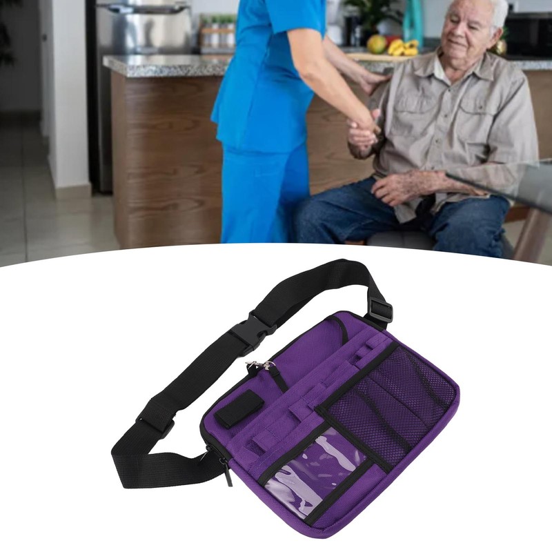 Nurse Fanny Pack Doctor Supplies Storage Bag Multi Compartments Nurse