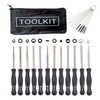 Hippotech 12 PCS Carburetor Adjustment Tool with Acircle Scredrivers for