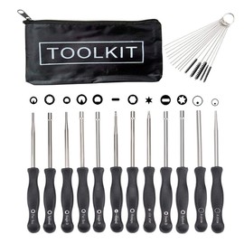 Hippotech 12 PCS Carburetor Adjustment Tool with Acircle Scredrivers for Common 2 Cycle Carburator Adjusting Small Engine Carb Tune up Adjusting Tool