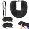 1 Travel Pillow, 2 Sleeping Masks, Aeroplane Pillow, Portable Neck