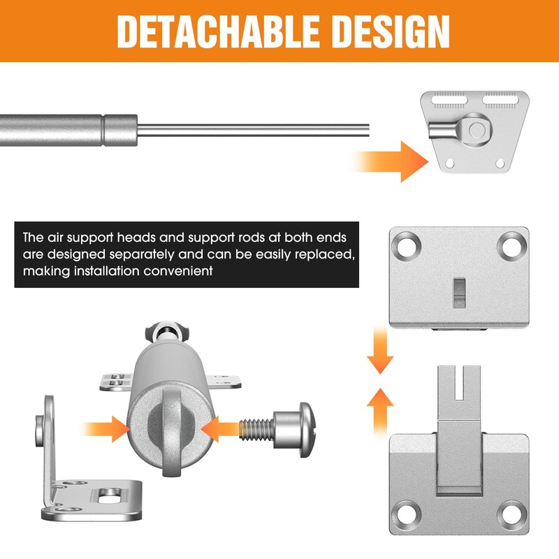 Drop Down Gas Struts,Gas Spring Hinge,for Cabinet and Desk Downward