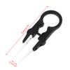 Yjcnelcr Multifunctional Vaper Ceramic Insulation Head Tweezer Black
