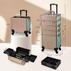 Stagiant Rolling Makeup Train Case Large Storage Cosmetic Trolley 4