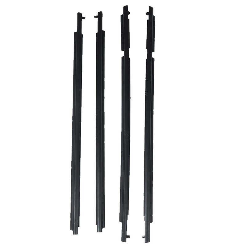 SEBLAFF Black 4PCS Weatherstrip Window Moulding Trim Seal Belt Replacement