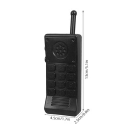 SHINEOFI 4pcs Walkie-talkie for Boys Preschool Learning Activities Walking Black Plastic