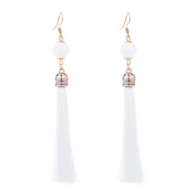 Uranian Tassel Earrings for Women Bohemian Drop Dangle Earrings Fashion Jewelry for Girls, Zinc, No Gemstone