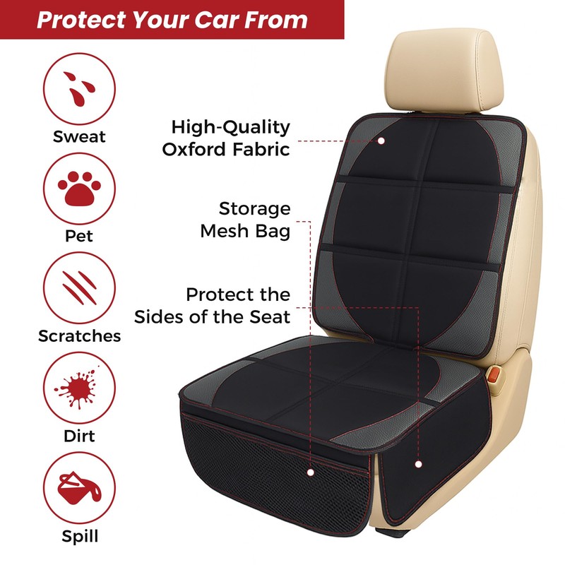 Extra-large Car Seat Protector for Child Car Seat Protector Under