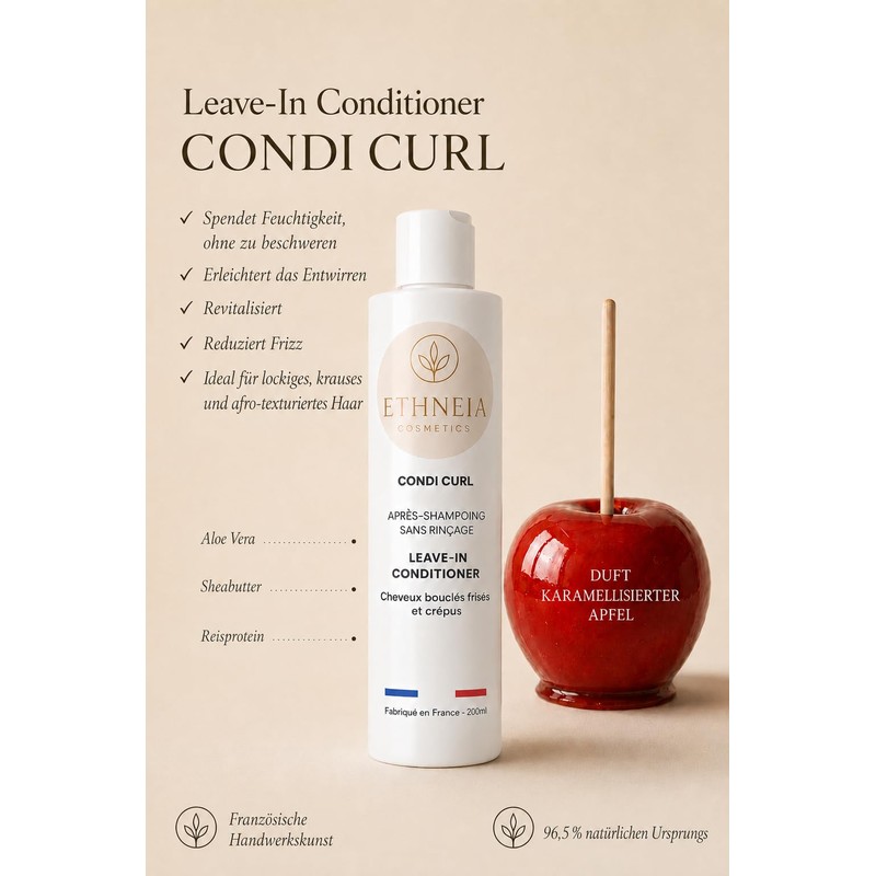 ETHNEIA Condi Curl Leave-in Conditioner Curls Kraushaar Afro Vegan 200