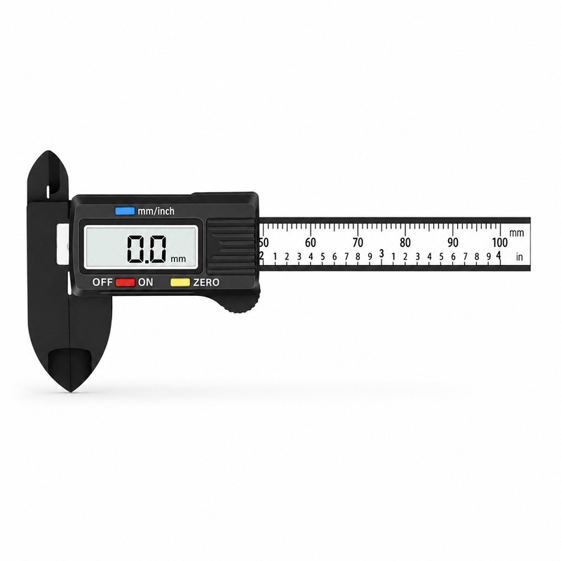 Digital Caliper Measuring Tool for DIY Projects – Carbon Fiber
