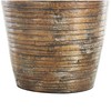 Deco 79 Bamboo Wood Decorative Vase Antique Inspired Pot Centerpiece