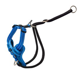 Rogz Stop Pull Dog Harness Reflective Classic Medium Blue