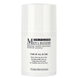 Tone-up all-in-one 50ml men's skin lotion essence cream in one whitening whitening wrinkle improvement men's tone-up ALL IN ONE / 톤업 올인원 50ml 남성 스킨 로션 에센스 크림 하나로 화이트닝 미백 주름개선 남자 맨즈 톤업 ALL IN ONE