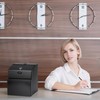 Suggestion Box with Slot and Lock Metal Wall Mounted Ballot